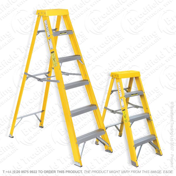 G24) Fibreglass 5Step Ladder 90417 DRAPER