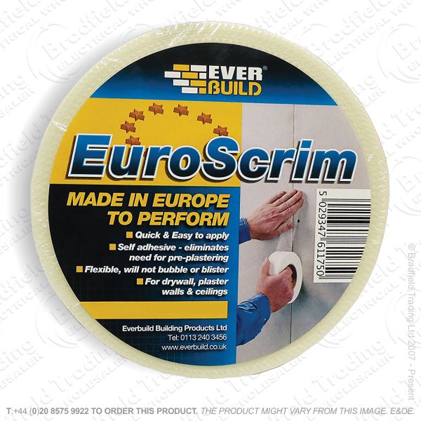 G02) Scrim Tape 48mmx 90m Euro EVERBUILD