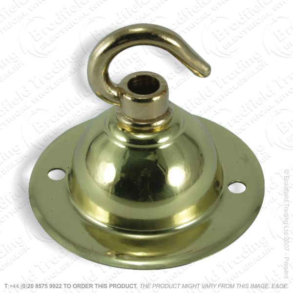 B02) Hook Plate Brass LILLEY