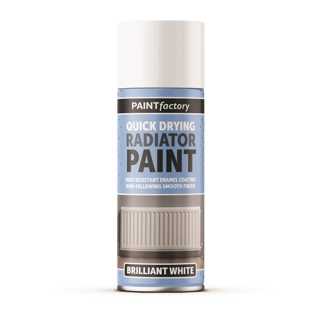 QD Radiator Spray Paint 400ml White PAINT FAC