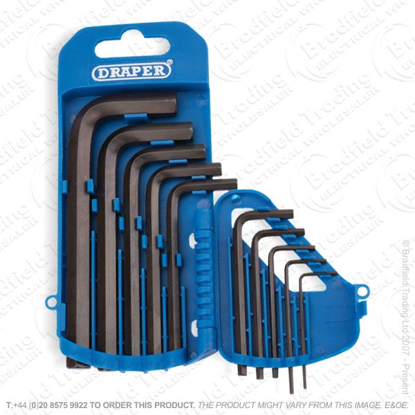 G36) Allen Hex Keys Imperial 10pc AF Set