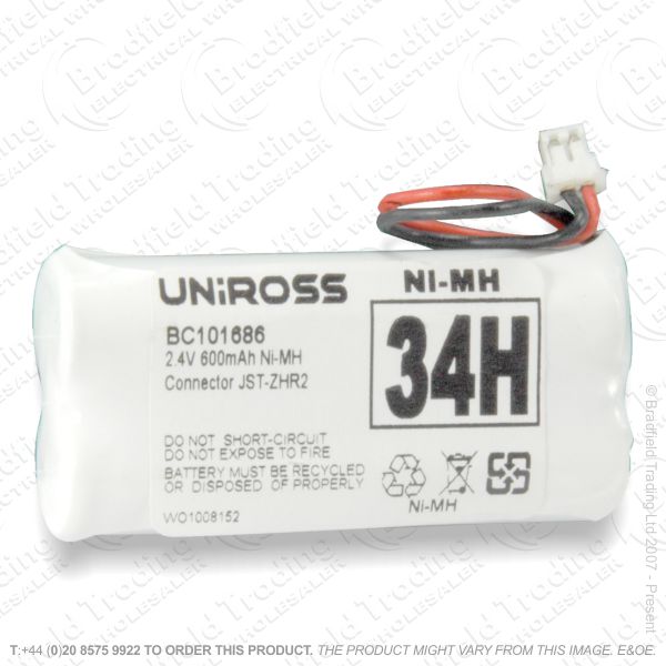 E13) Battery Phone 3.6V 600mAH 2xAAA UNI