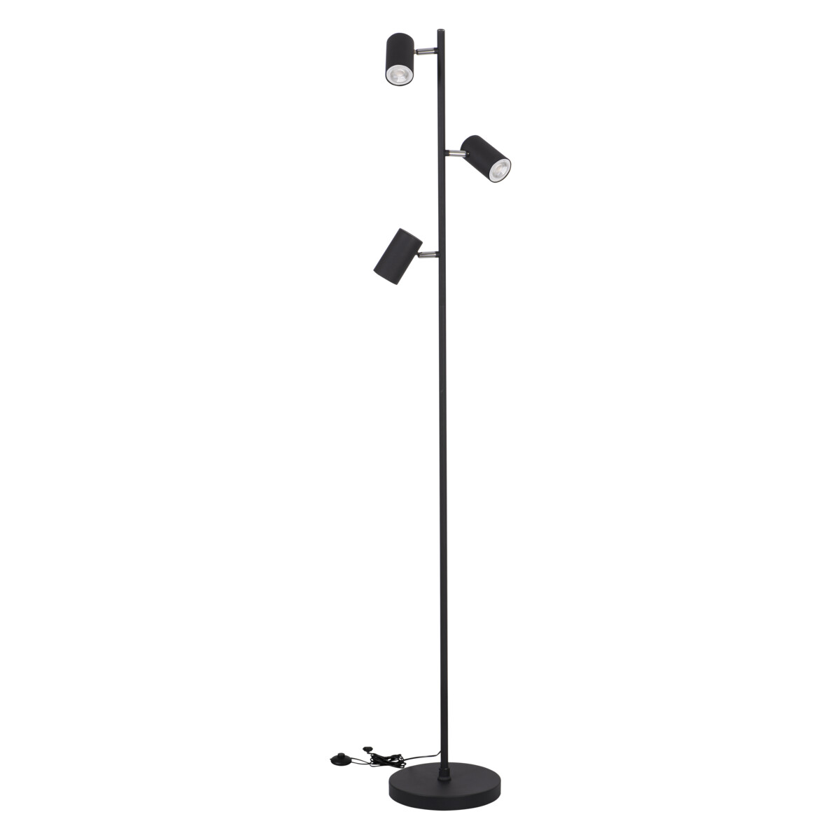 GU10 x3 Floor Standing Lamp Black KANLUX