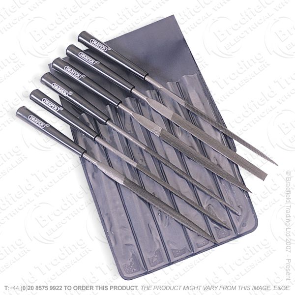 G21) Needle File Set 140mm DRAPER