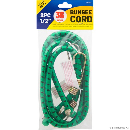2pc 1/2  36  Bungee Cord Green MARKSMAN