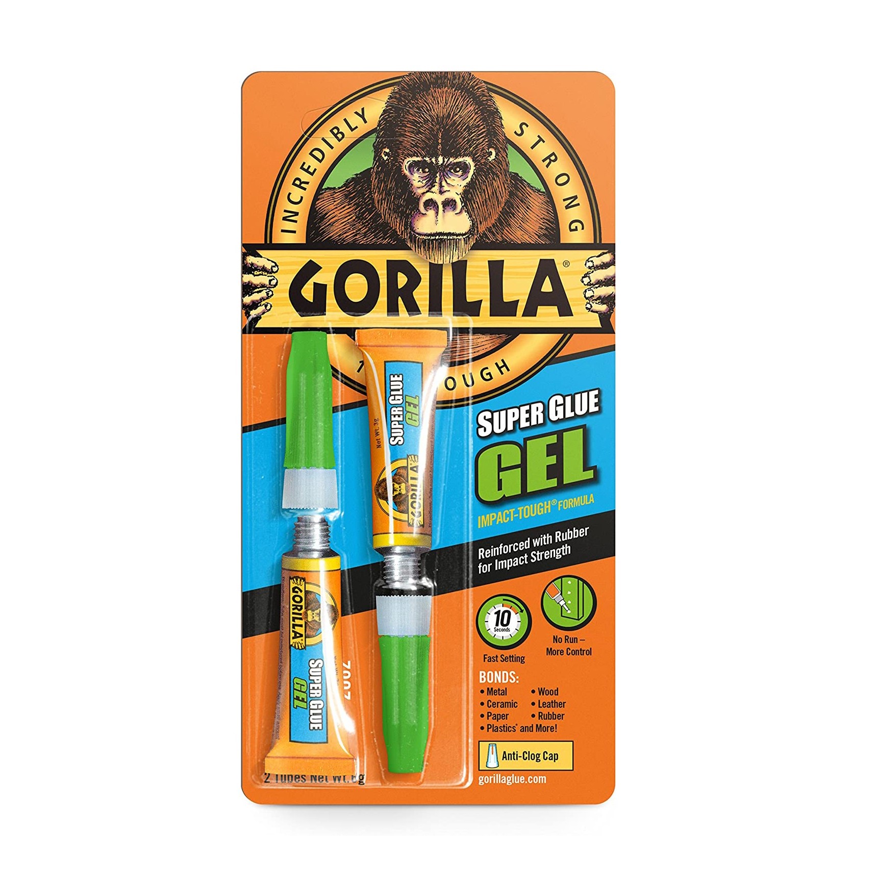 Super Glue Gel 2x 3gm GORILLA