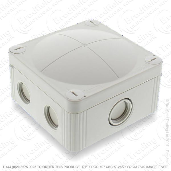 24A Junction Box 95x95x60 Grey WISKA