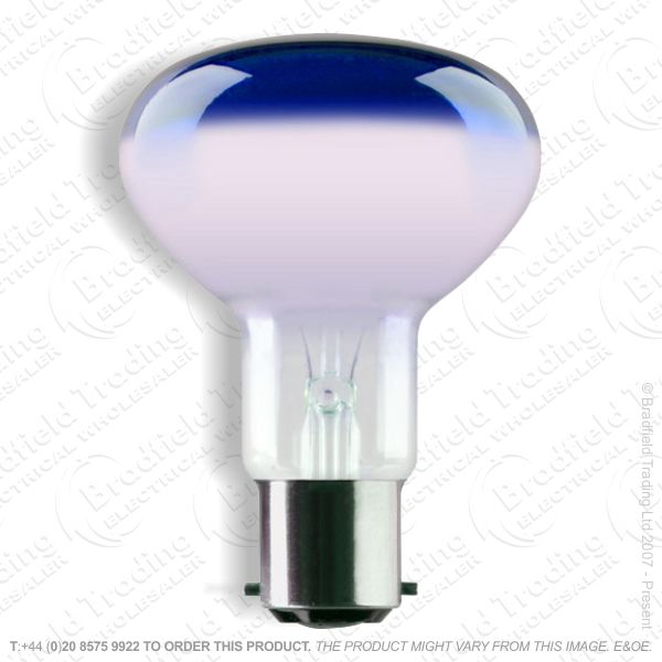 A09) Reflector R63 col BC blue 40W CRO