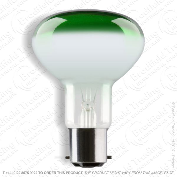 A09) Reflector R63 col BC green 40W