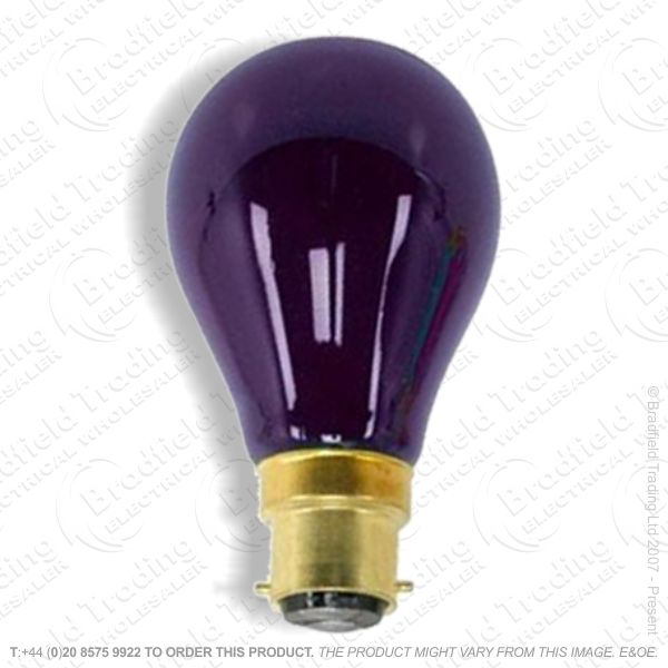 A02) GLS col BC purple 40W indoor useOSR