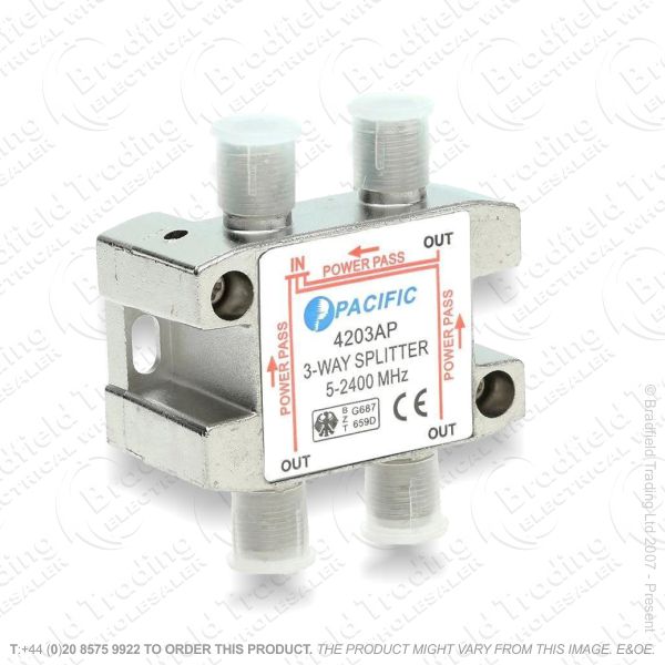 E30) Splitter Satellite 3way 122.823