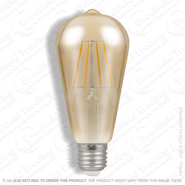 LED ES 7.5w 680lm 2200k ST64 Dim Fil CROMPTON