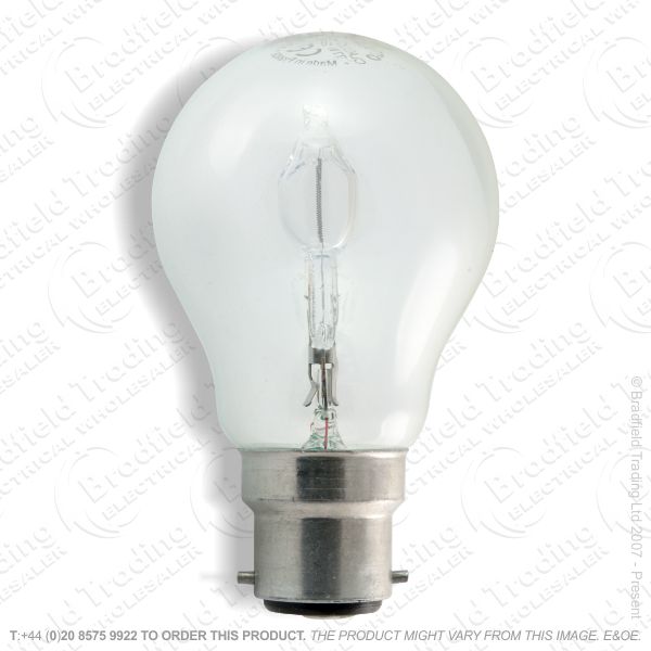 A12) GLS Halogen BC Clear 42W Lamp