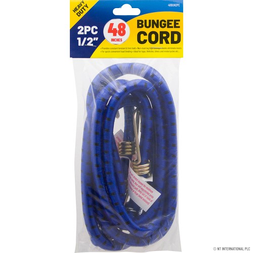2pc 1/2  48  Bungee Cord Blue MARKSMAN