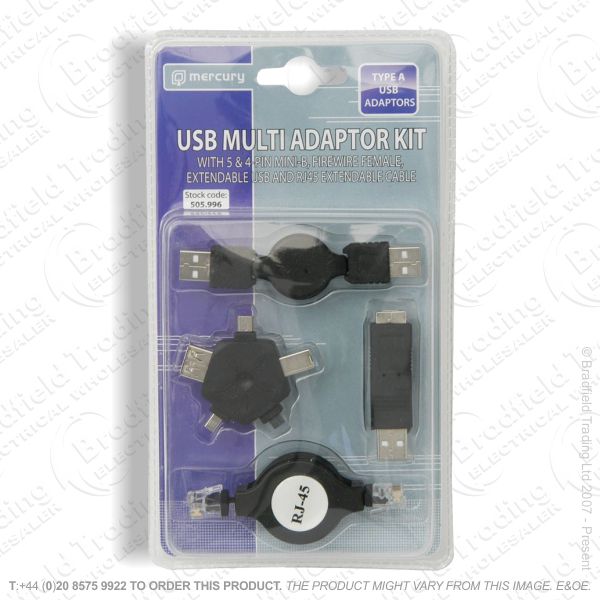 E19) USB Multi Adaptor 5pin 4pin Fire Wire