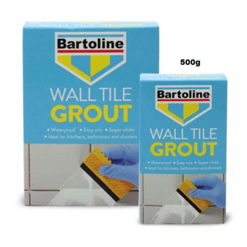 Tile Grout Powder White 500g (12) BARTOLINE