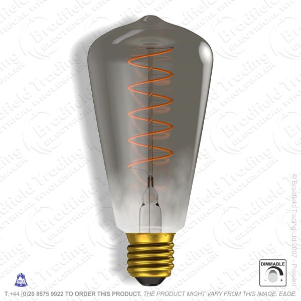 A24) LED Vintage Soft Coil 27k Dim ES 4W BELL