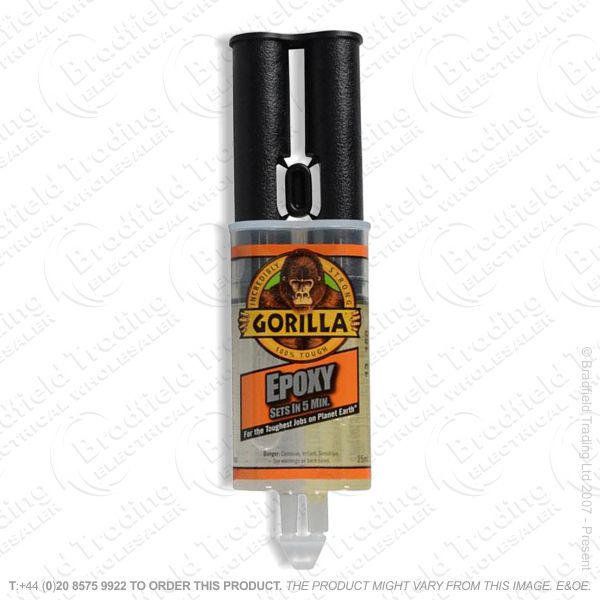 Epoxy 2part Glue Syringe 25ml GORILLA