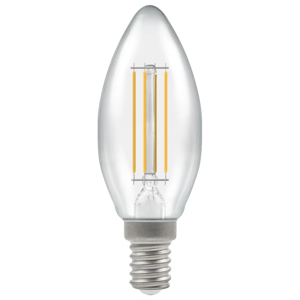 3.3W 470lm LED Fil Clear Candle SES 27k BELL