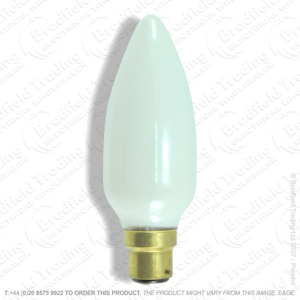 Candle 45mm BC PO Plain Opal Frosted 60W