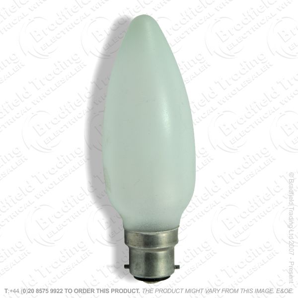 A05) Candle 35mm BC PO Frosted 60W BEL