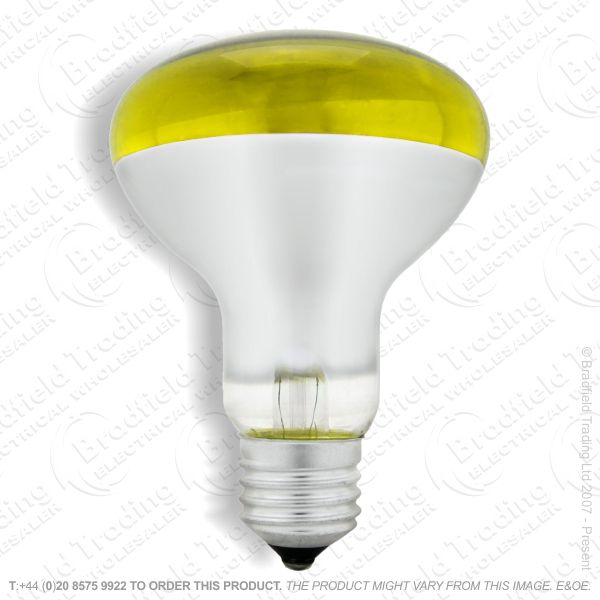 A09) Reflector R80 col ES yellow 60W CRO