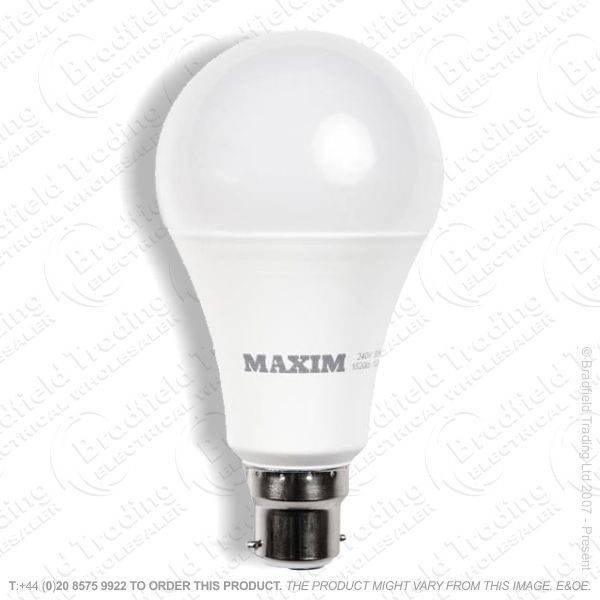 A22) 10W (60W) LED BC GLS Opal 2700k MAXIM