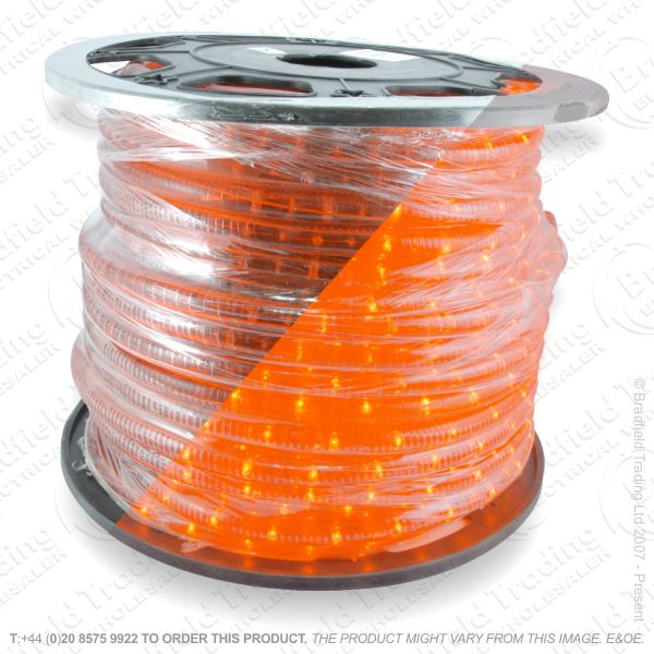 D14) Ropelight Flex Static Orange 1 Meter