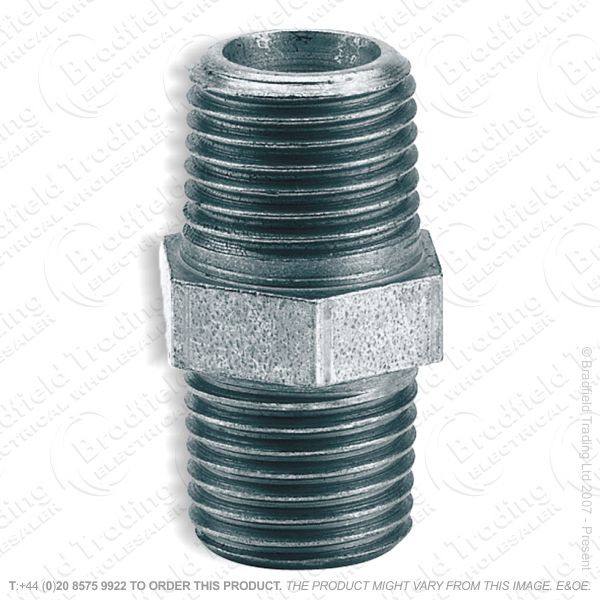G55) Male to Male Coupler Screw pk5 0.25 