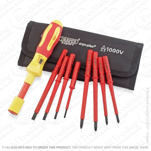 G34) VDE Torque Insulated Screwdriver Set DRA