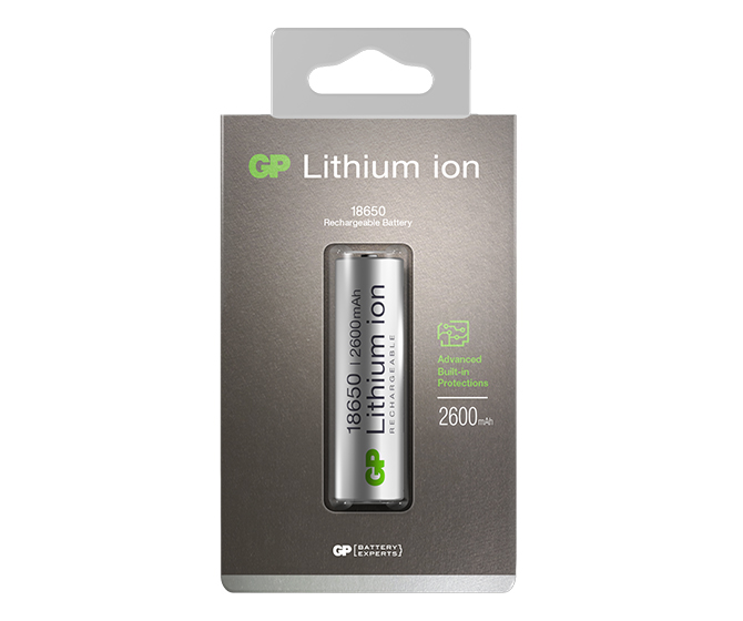 Lithium Ion 18650 Battery 2600mA 3.7V