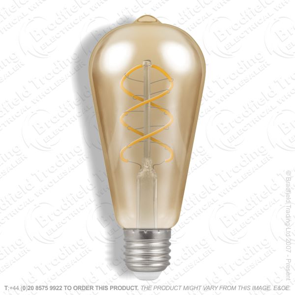 LED ES 6w 400lm 2200k ST64 Dim Spiral CROMP