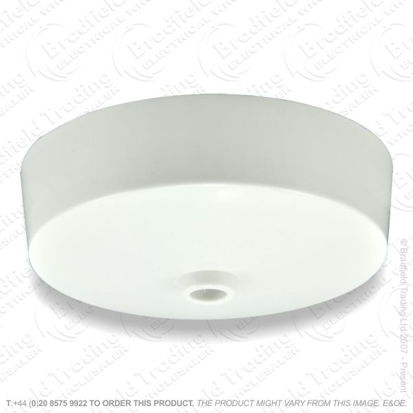 Ceiling Rose 3 Terminal   Earth White BG