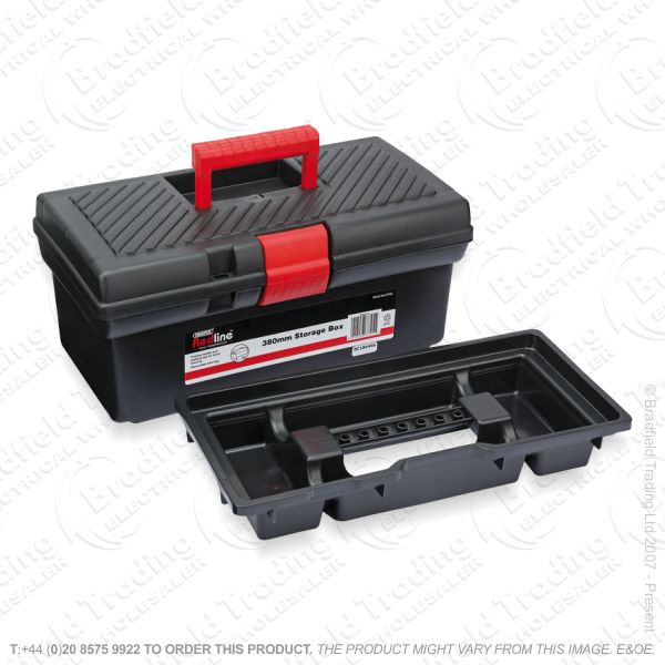 G50) Tool Box 16  Storage Red Line DRAPER