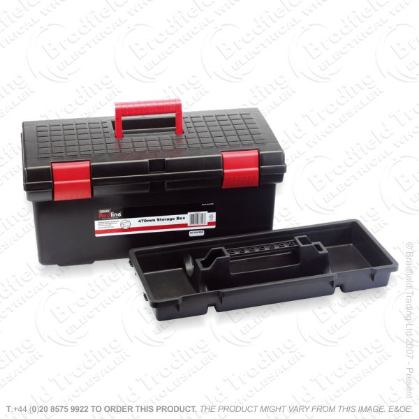 G50) Tool Box 20  Storage Red Line DRAPER