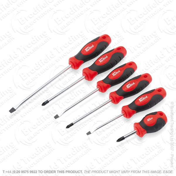 Screwdriver Set 6pc Redline DRAPER