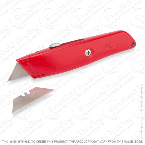 G44) Knife Trimming Retractable Red DRAPER