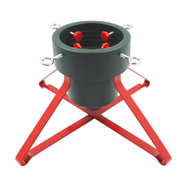 Xmas Tree Stand Star Large Red/Green