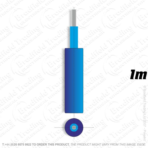 #SP Meter Tails 70mm Blue **1M** 6381 LSF