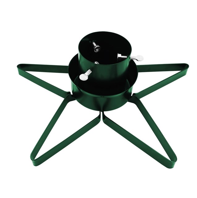 Xmas Tree Stand Star Shape Green