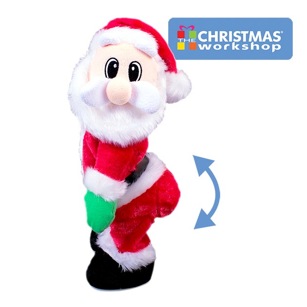 Singing   Dancing Plush Santa 35cm