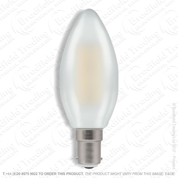 A26) 5W LED Filla Opal Candle SBC 27k Dimm CR