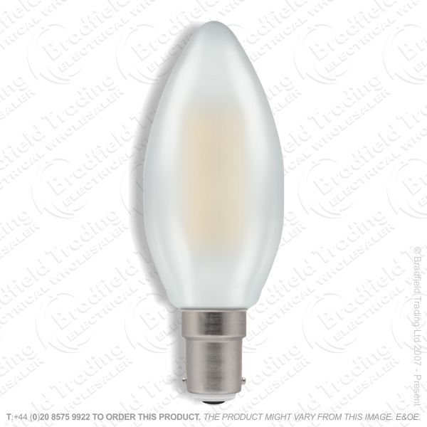 A26) 5W LED Filla Opal Candle SBC 27k Dimm CR