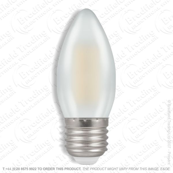 A26) 5W LED Filla Opal Candle ES 27k Dimm CR