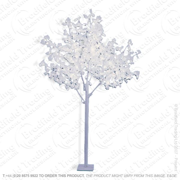 D11) Xmas 2.5m Leafed Tree 320led Warm White