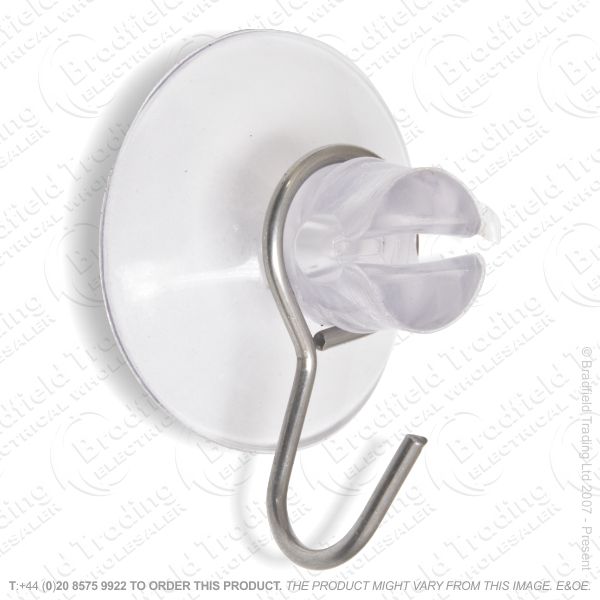 D12) 40pc Suction Cup Lt Hooks