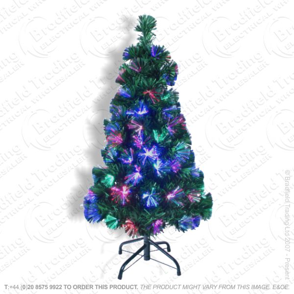 D11) Xmas 3ft/90cm Green Tree Fibre
