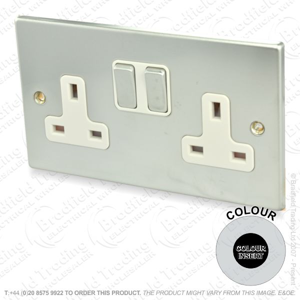 I37) Hamilton 74 2g Switched Socket SS/BL