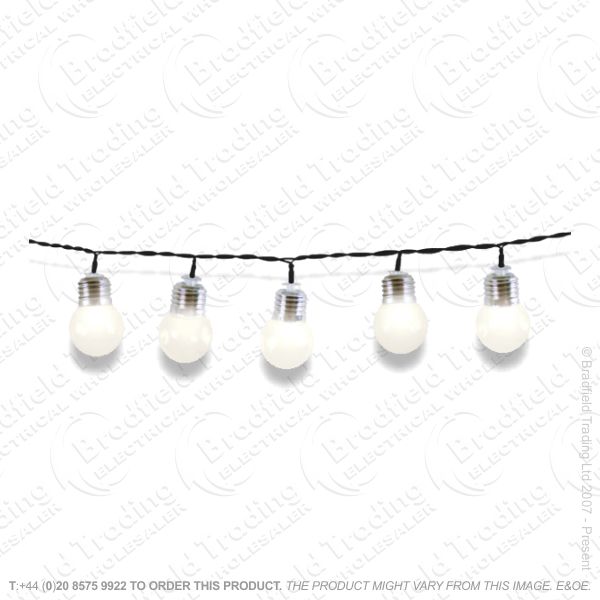 D08) Xmas Party Lights 50 LED Warm White