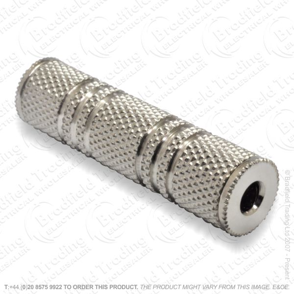 E24) 6.3mm Jack Coupler F-F Stereo